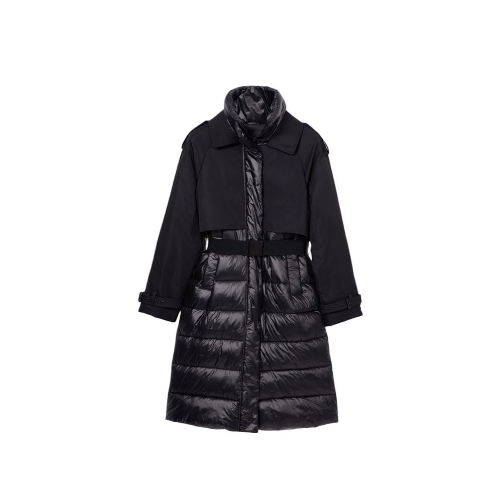 Desigual Black Polyester Jackets & Coat