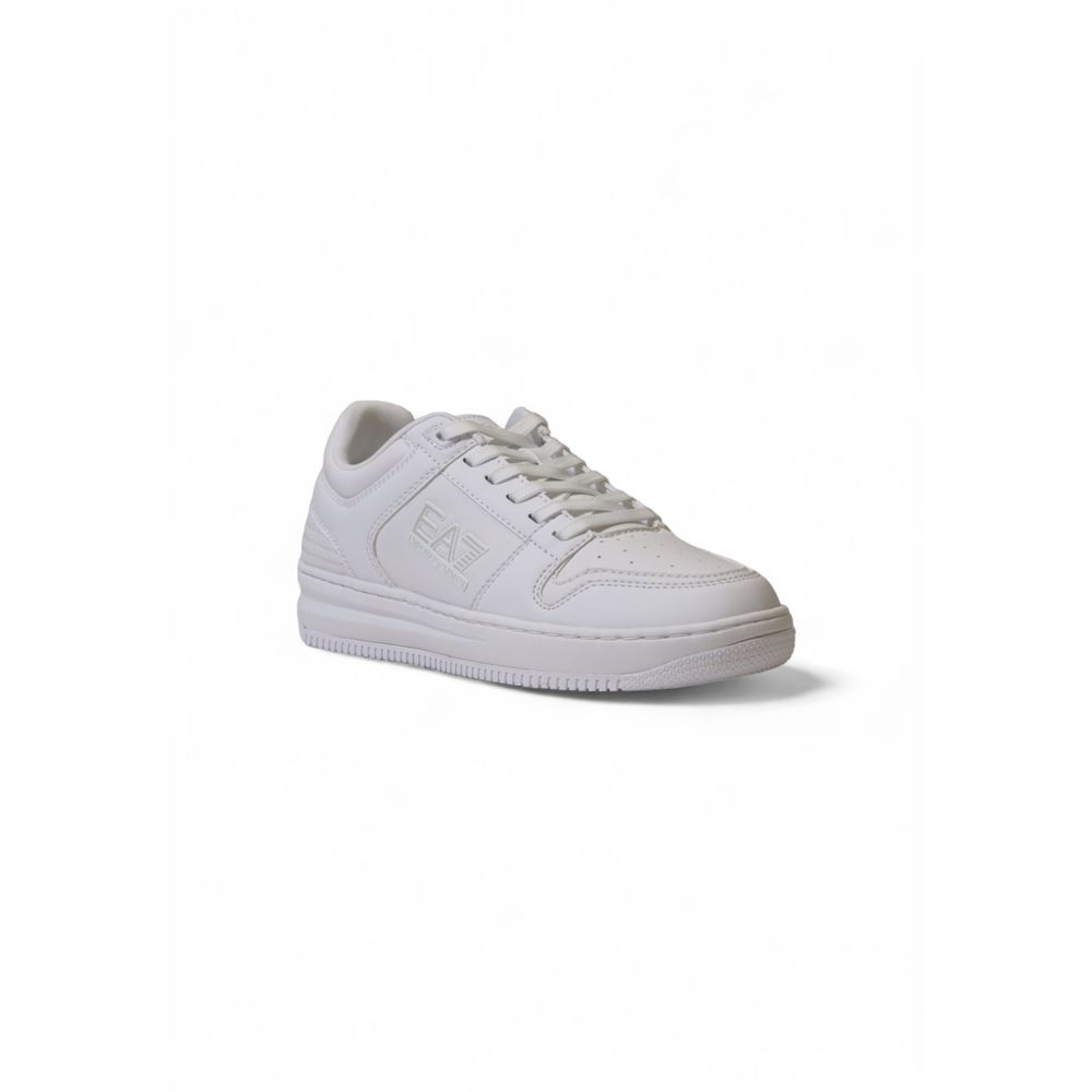 EA7 Emporio Armani White Polyester Sneaker