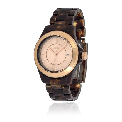 Lorus Brown Plastic Watch