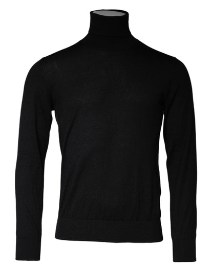 Dolce & Gabbana Black LongSleeve Turtleneck Pullover Sweater