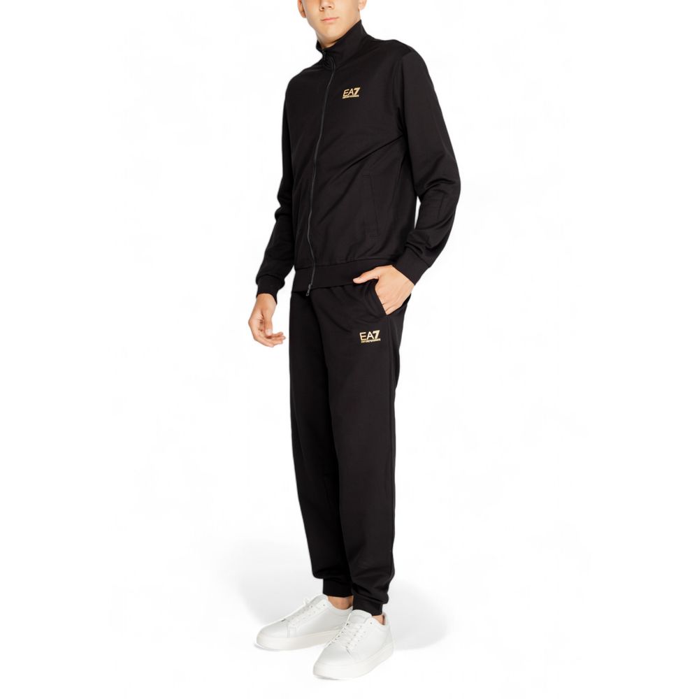 EA7 Emporio Armani Bicolor Cotton Sweatsuit