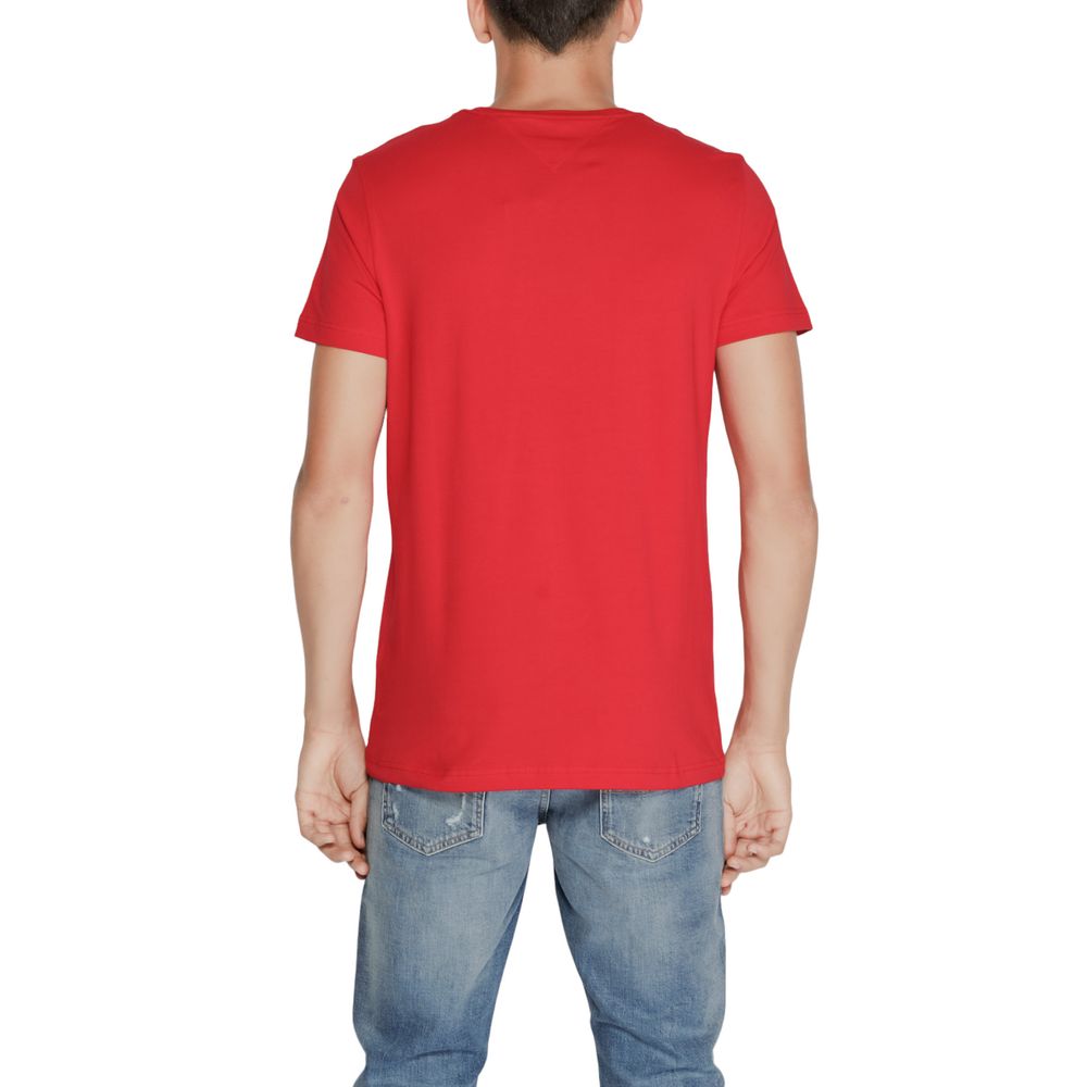 Tommy Hilfiger Red Cotton T-Shirt