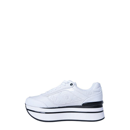 Guess White Polyester Sneaker