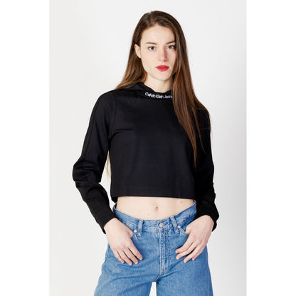 Calvin Klein Jeans Black Viscose Tops & T-Shirt