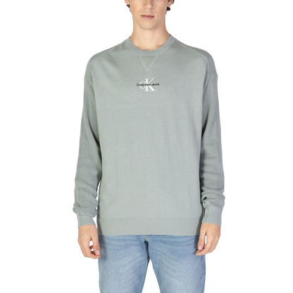 Calvin Klein Jeans Green Cotton Sweater