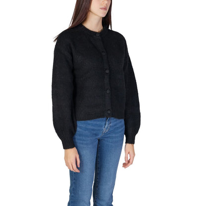 Only Black Recycled Polyester Cardigan