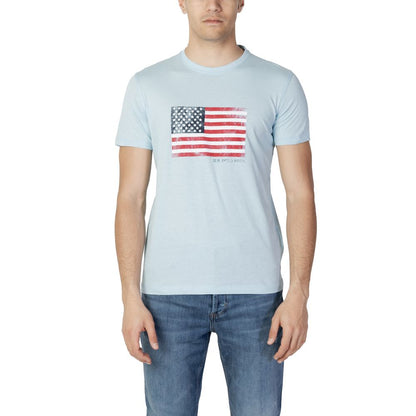 U.S. POLO ASSN. Blue Cotton T-Shirt