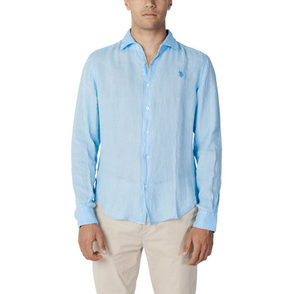 U.S. POLO ASSN. Blue Linen Shirt