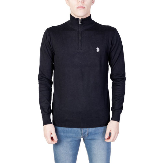 U.S. POLO ASSN. Black Cotton Sweater