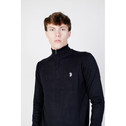 U.S. POLO ASSN. Black Cotton Sweater