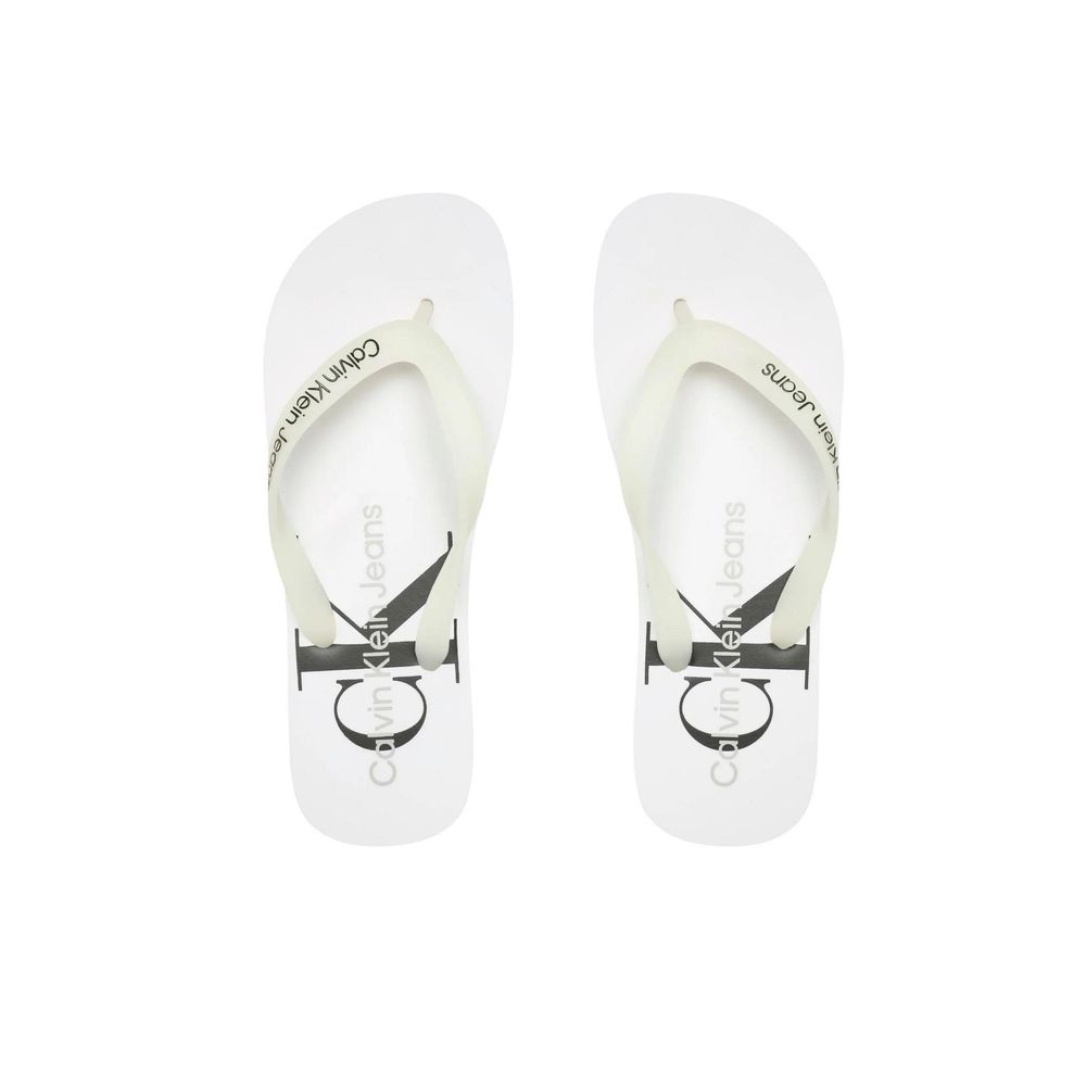 Calvin Klein Jeans White Polyethylene Sandal