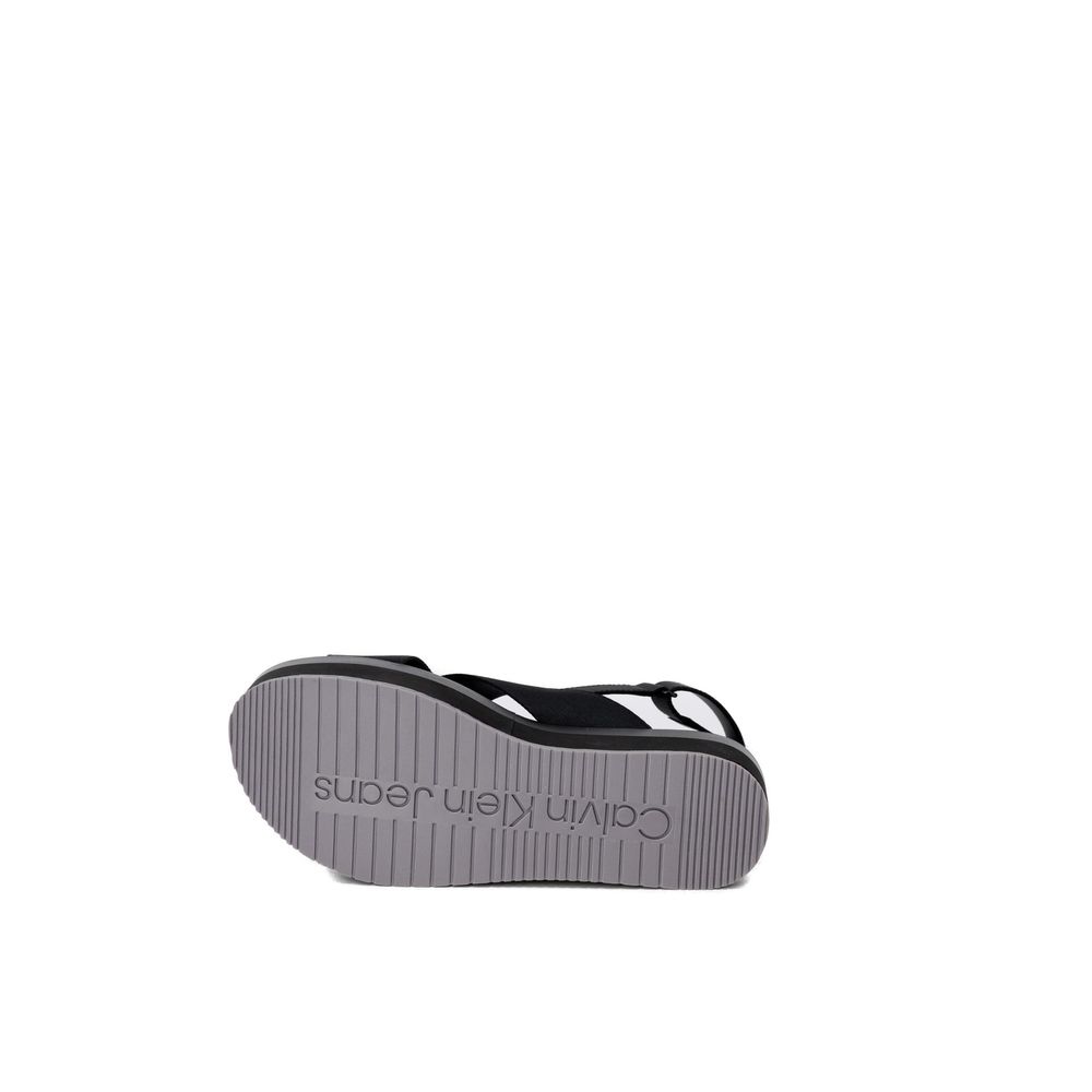 Calvin Klein Jeans Black Recycled Polyethylene Sandal