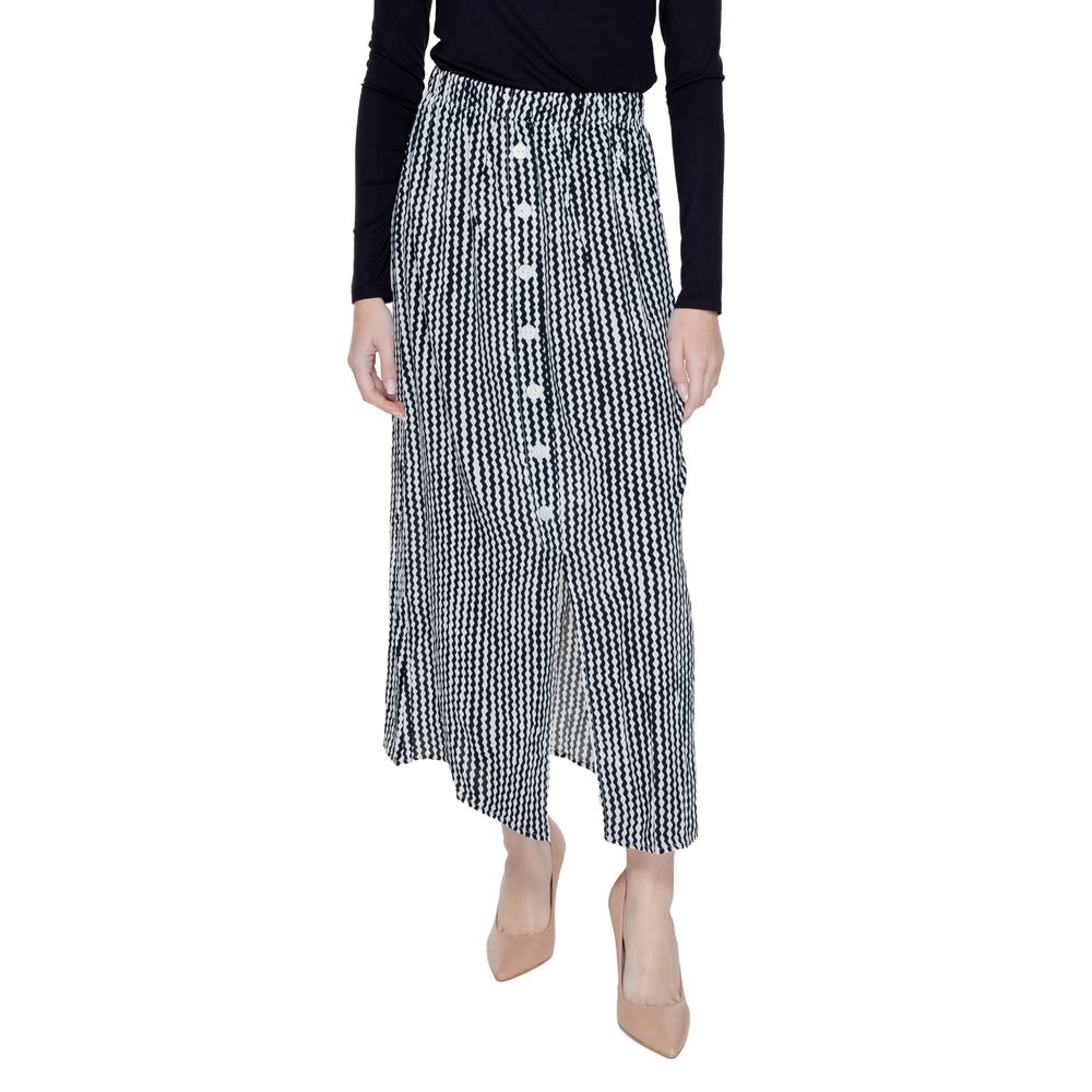 Only Black Viscose Skirt