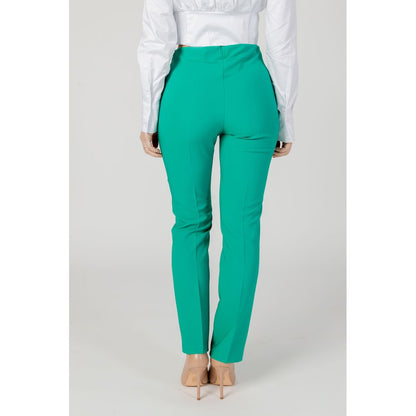 Sandro Ferrone Green Polyester Jeans & Pant