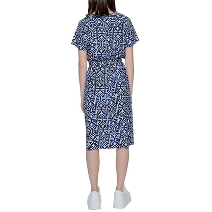 Street One Blue Viscose Dress