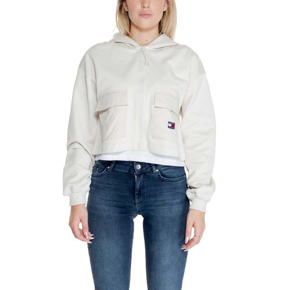 Tommy Hilfiger Jeans Beige Cotton Sweater