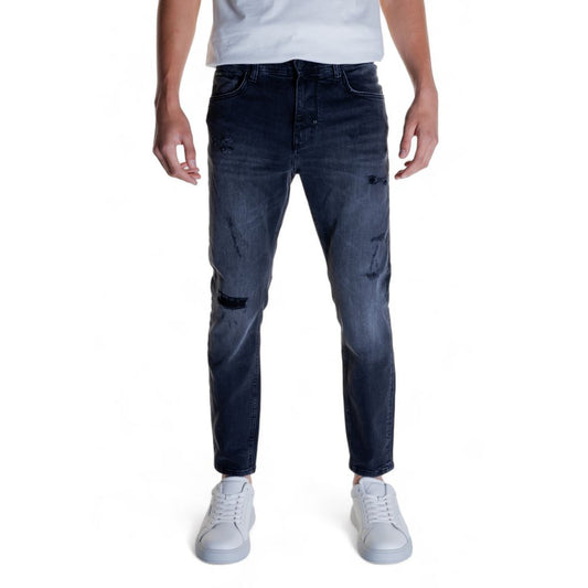 Antony Morato Black Cotton Jeans & Pant