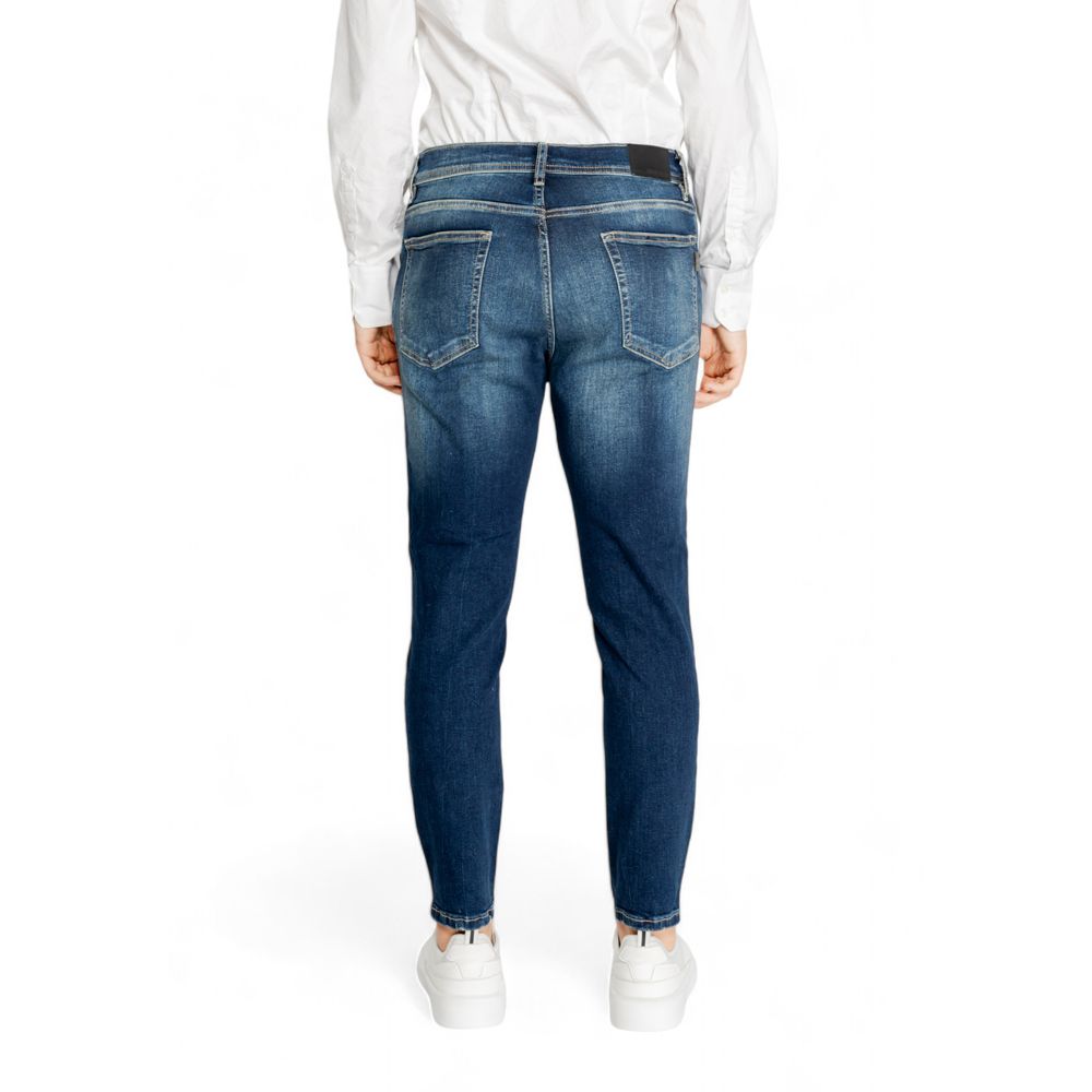 Antony Morato Blue Cotton Jeans & Pant