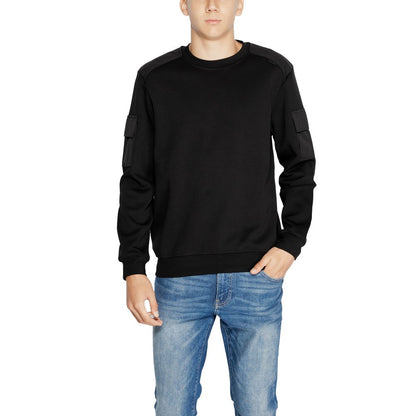 Antony Morato Black Cotton Sweater