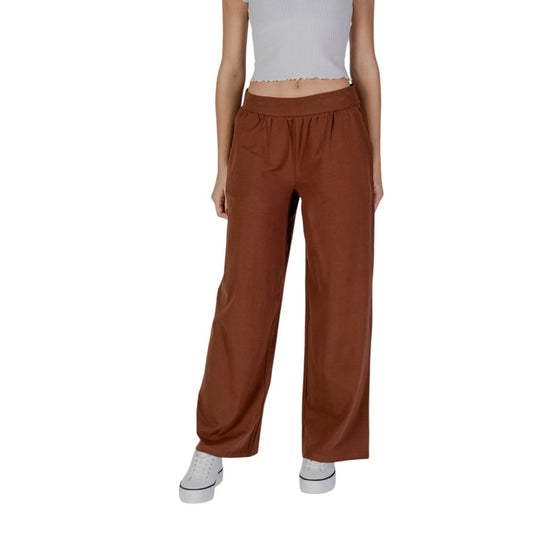 B.Young Brown Cotton Jeans & Pant