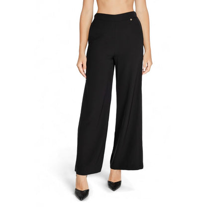 Rinascimento Black Polyester Jeans & Pant