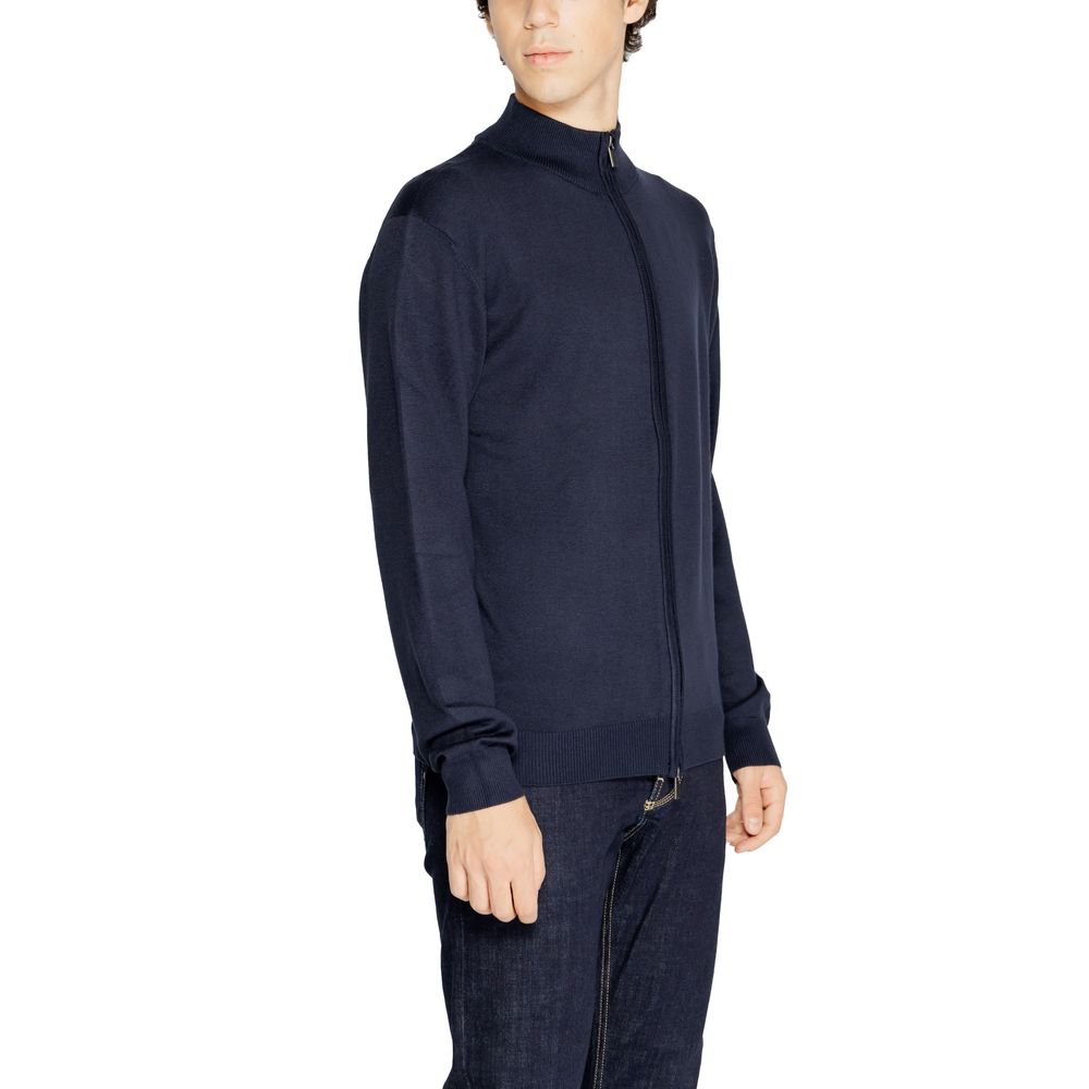 Hamaki-Ho Blue Viscose Cardigan