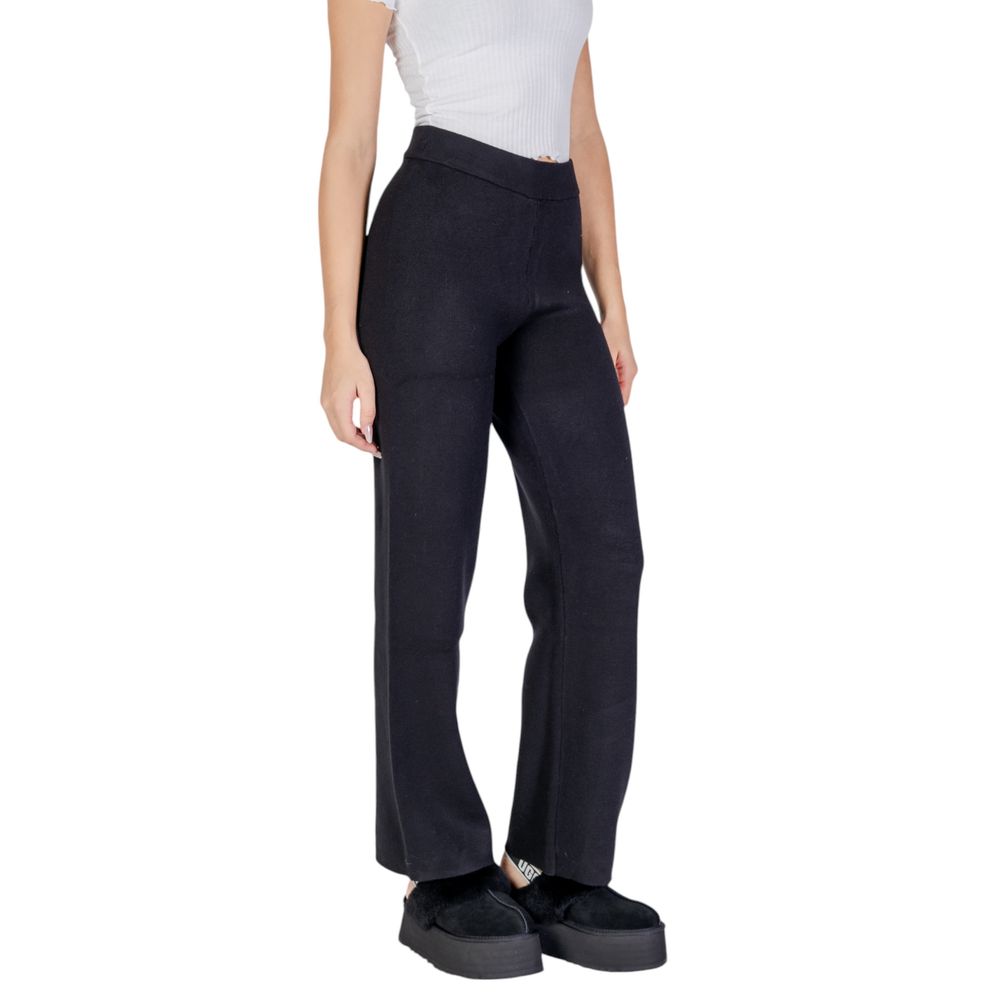 Vero Moda Black Viscose Jeans & Pant