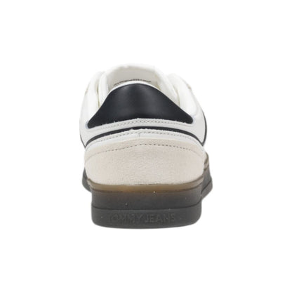 Tommy Hilfiger Jeans Black Leather Sneaker