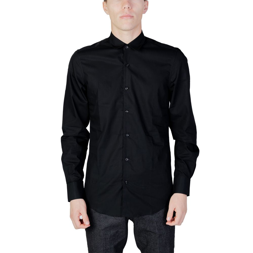 Antony Morato Black Cotton Shirt