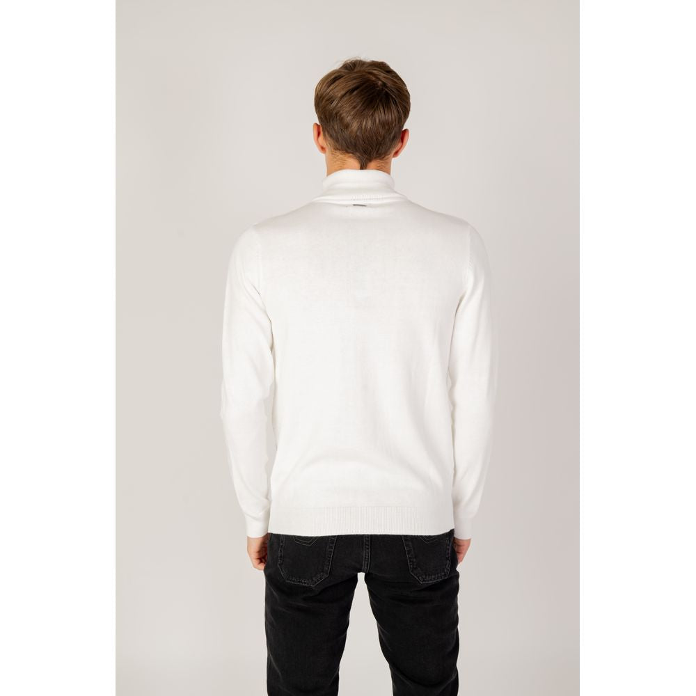 Antony Morato Cream Cotton Sweater