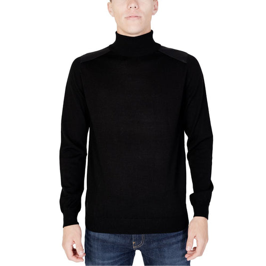 Antony Morato Black Wool Sweater