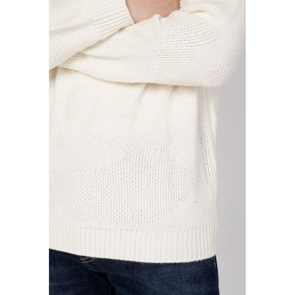 Antony Morato Cream Acrylic Sweater