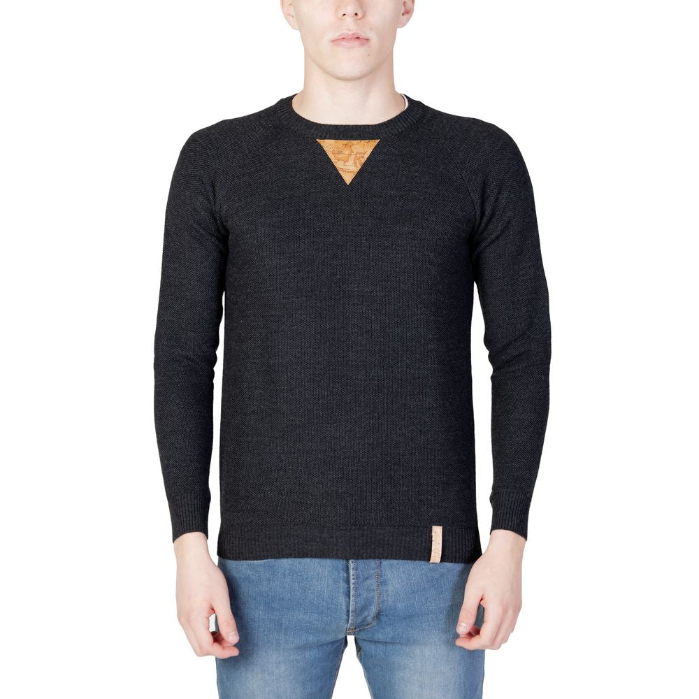 Alviero Martini Prima Classe Gray Viscose Sweater