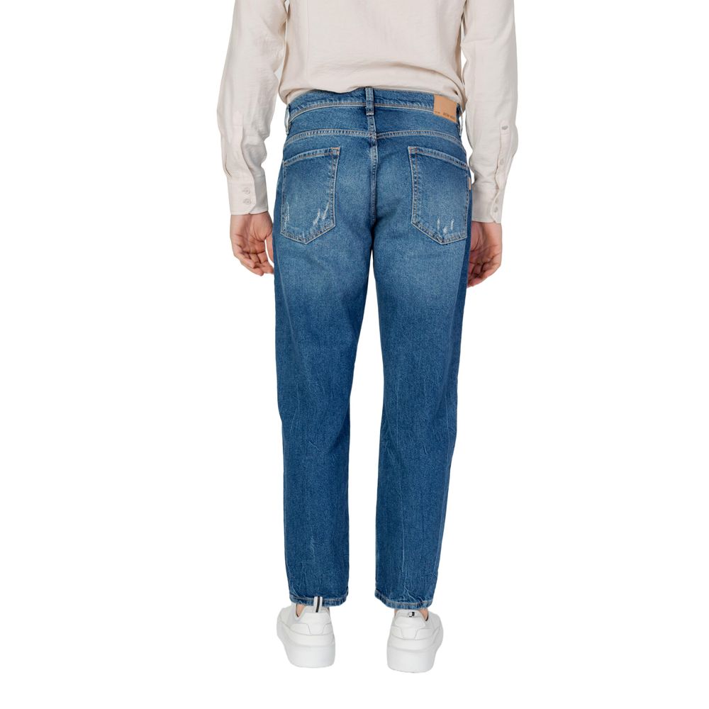 Antony Morato Blue Cotton Jeans & Pant