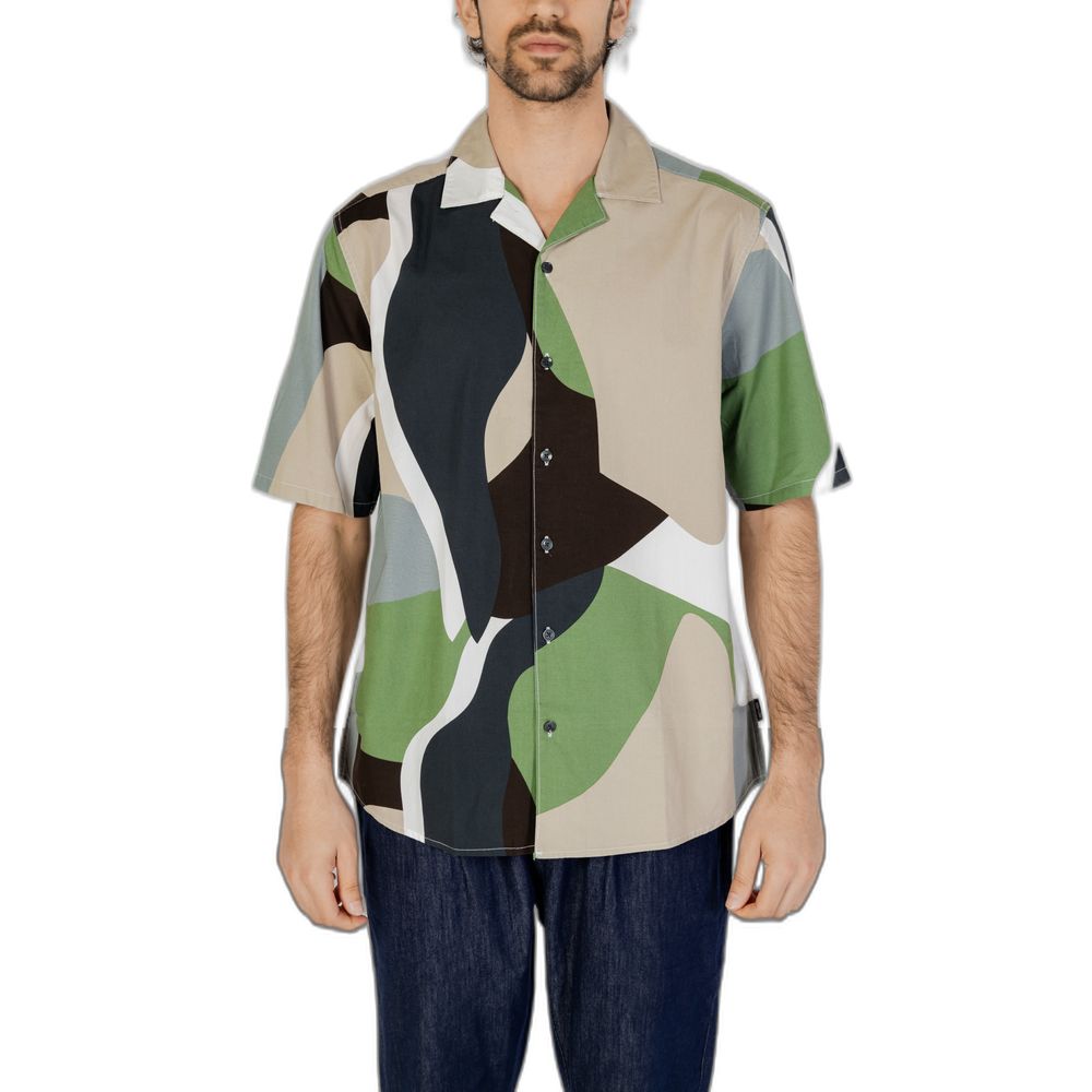 Only & Sons Green Cotton Shirt