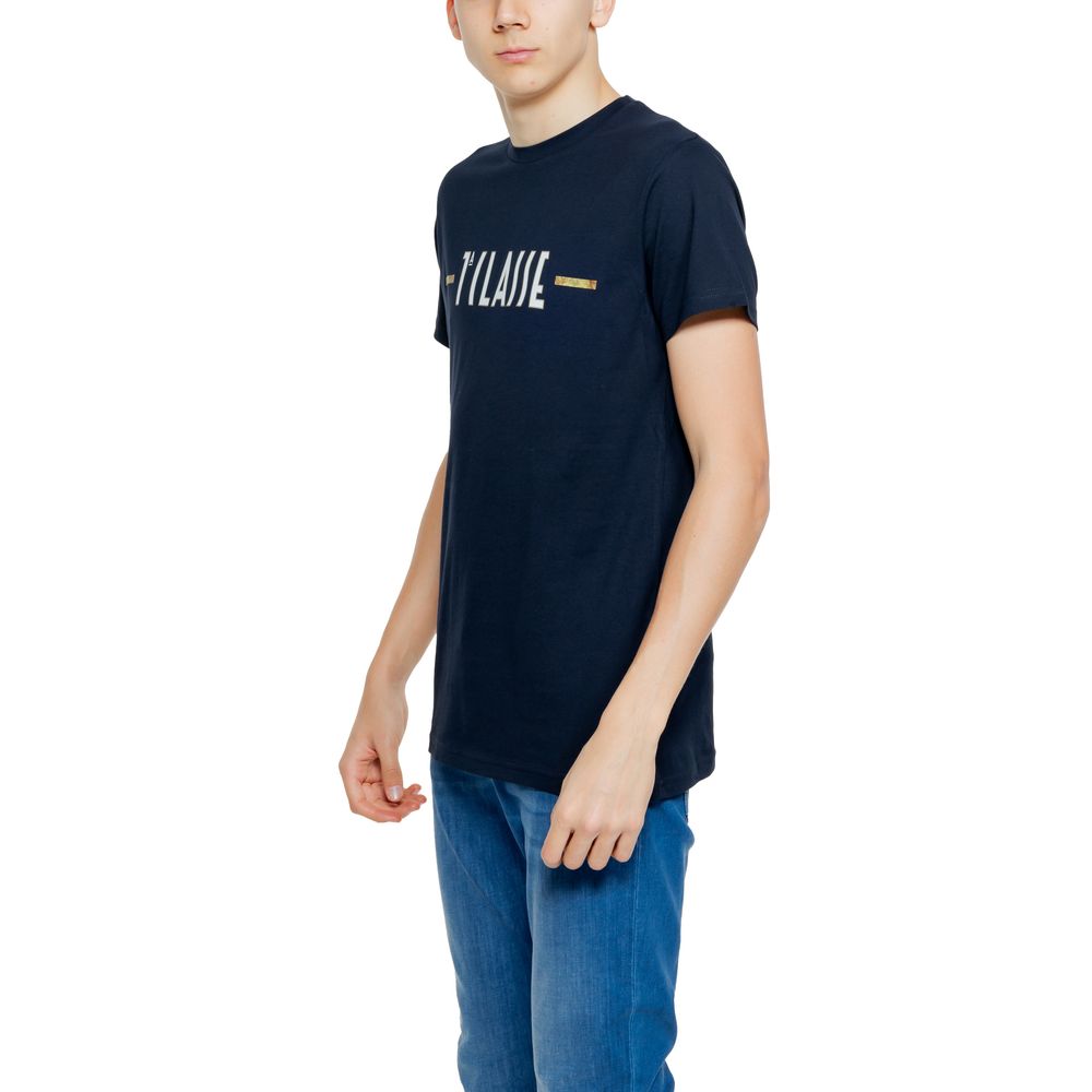 Alviero Martini Prima Classe Blue Cotton T-Shirt