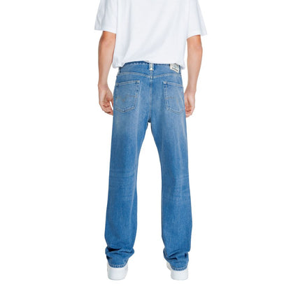 Replay Blue Cotton Jeans & Pant