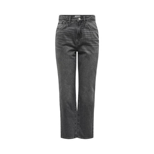 Only Gray Cotton Jeans & Pant