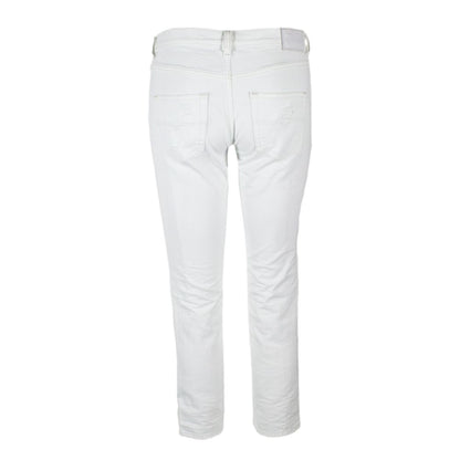 Diesel White Cotton Jeans & Pant