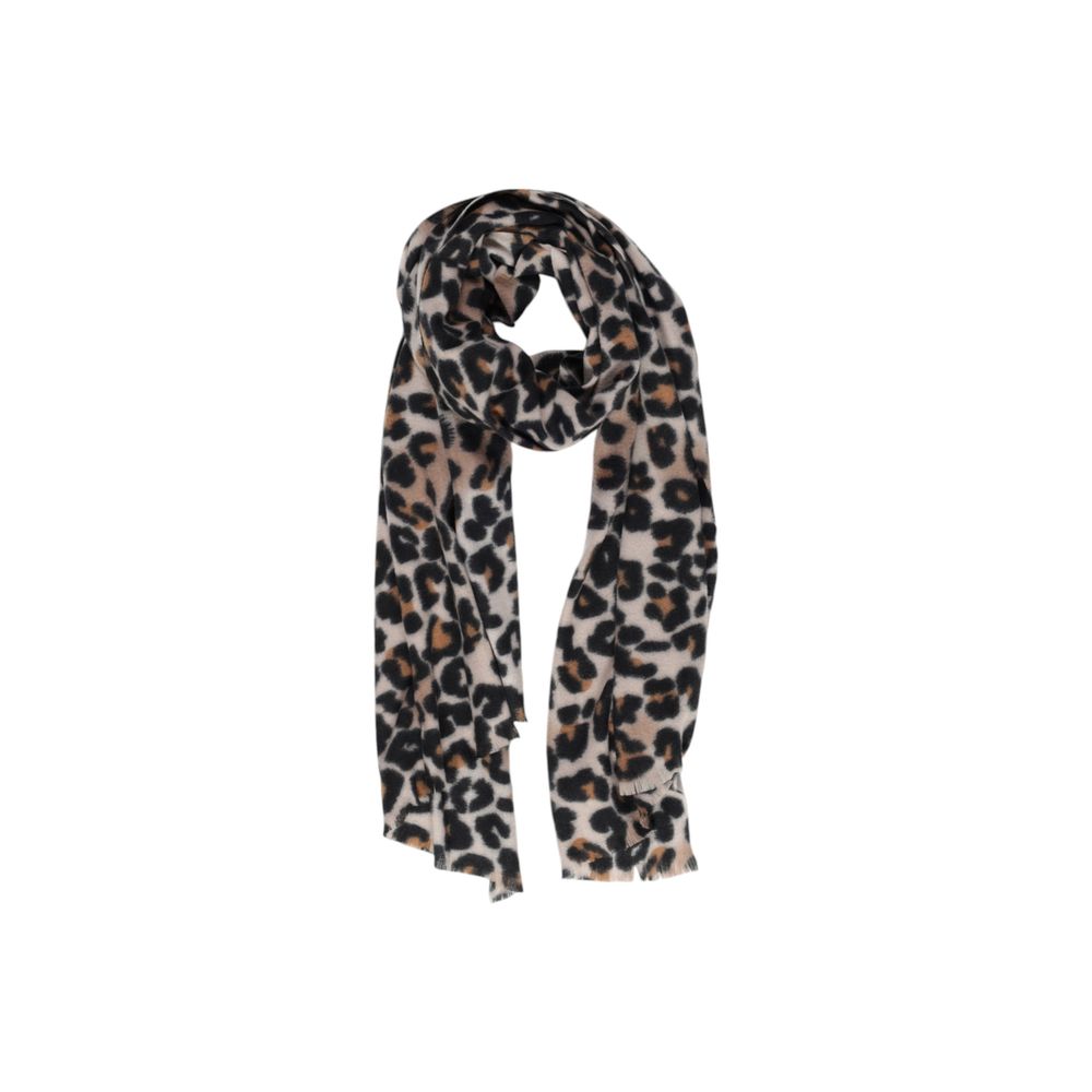 Pieces Black Polyester Scarf