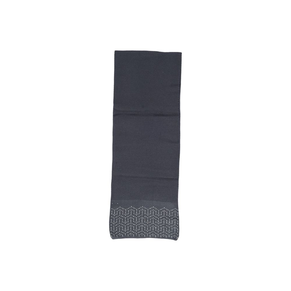 Pieces Gray Polyester Scarf