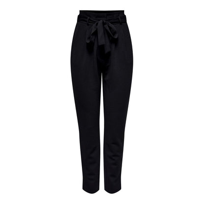 Jacqueline De Yong Black Polyester Jeans & Pant