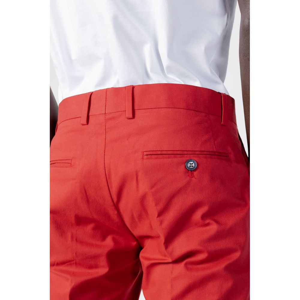 Antony Morato Red Cotton Jeans & Pant