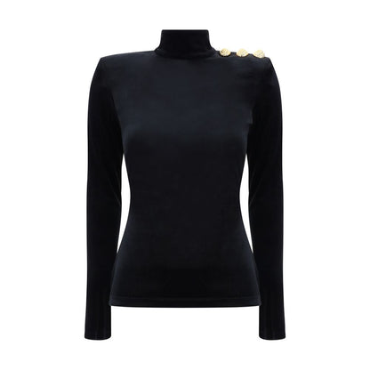 Balmain Turtleneck Long Sleeve Jersey