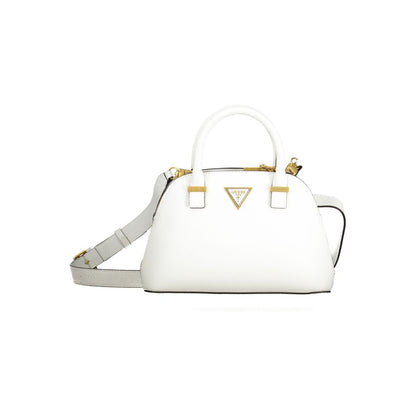 Guess Jeans White Polyethylene Handbag