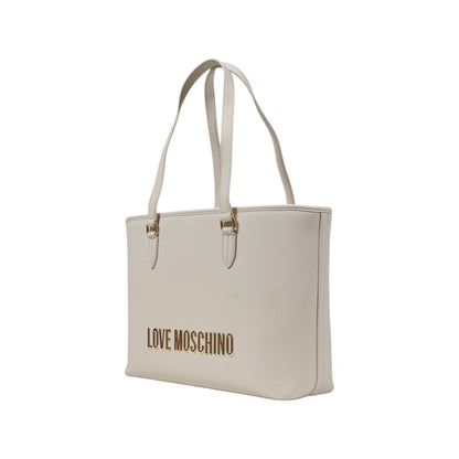 Love Moschino Beige Polyethylene Handbag