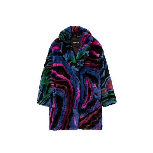 Desigual Black Modacrylic Jackets & Coat