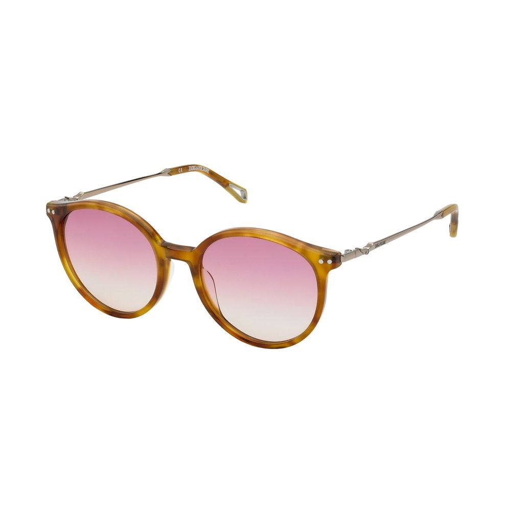 Zadig & Voltaire Brown Acetate Sunglasses