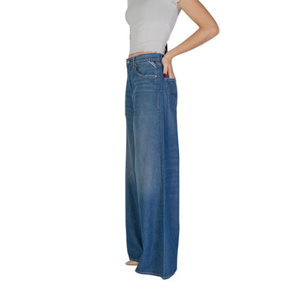 Replay Blue Cotton Jeans & Pant