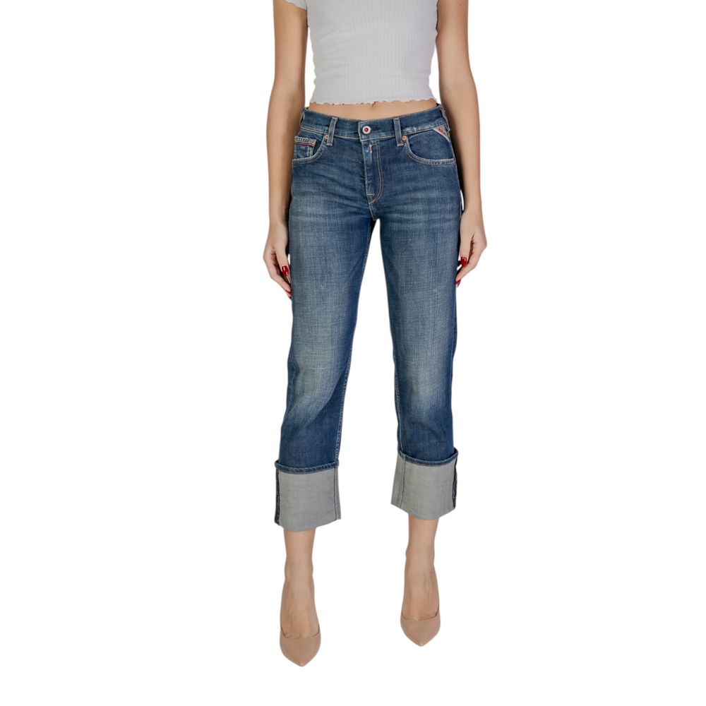 Replay Blue Cotton Jeans & Pant